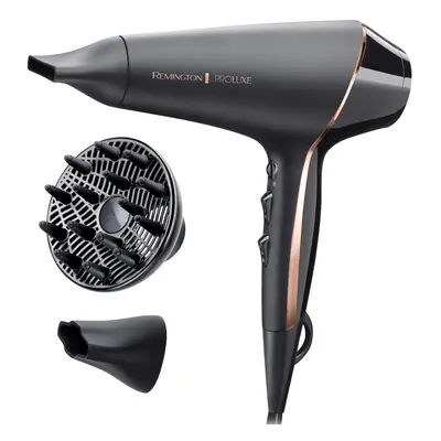 Remington Proluxe Ionic Hairdryer with OPTIheat Technology for long-lasting styling results & An