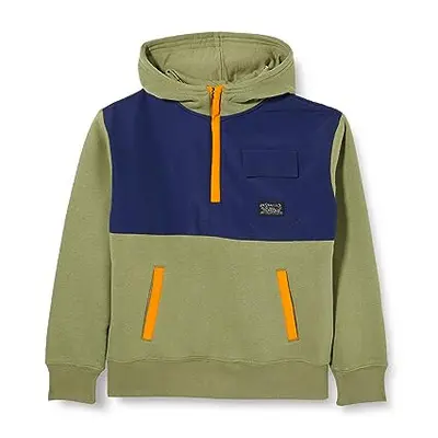 Kids LVBÂ UTILITYÂ COLORBLOCKÂ 1/4Â ZIP Olivine