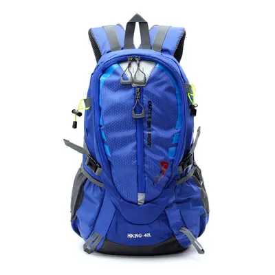 (Blue) Waterproof Travel Backpack for Hiking Climbing Camping Mountaineering Cycling 40L