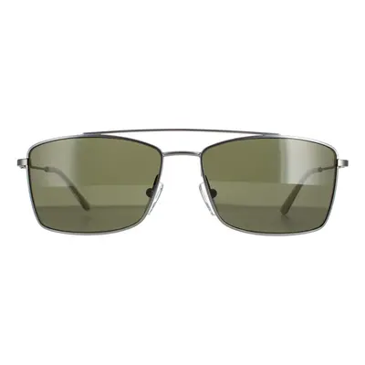 Calvin Klein Sunglasses CK18117S Satin Gunmetal Green