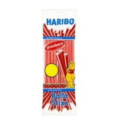 HARIBO Strawberry Balla Stixx Bag 140g (12 x 140g)