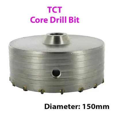 PRO 150mm (5.91") TCT Core Drill Bit Tile Marble Glass Brick Hole Saw Cutter