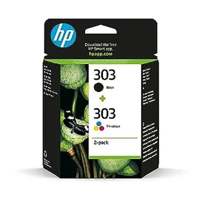 303 (3YM92AE) Original Printer Cartridges Count (Pack of 1) (1xblack, 1xcolor) for HP ENVY 6200,