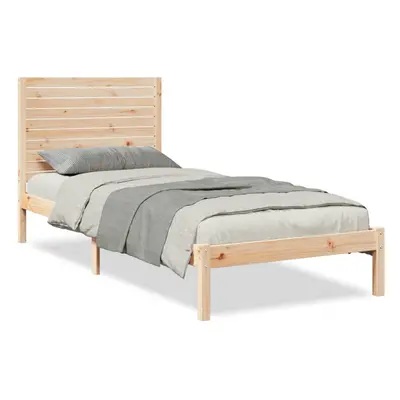 (natural, x cm) vidaXL Bed Frame Bed Base Bedstead Bedroom Mattress Foundation Solid Wood