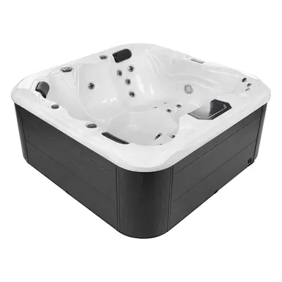 Square Hot Tub with LED White LASTARRIA