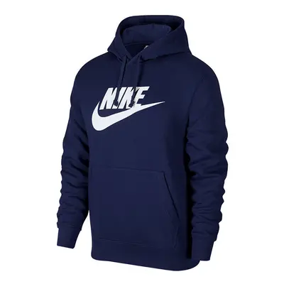 (L, Navy) NIKE Mens Hoodie BV2973 Sportswear Club Fleece Graphic