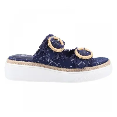 (5 (Adults')) Favor Howdy | Navy | Women's Sliders