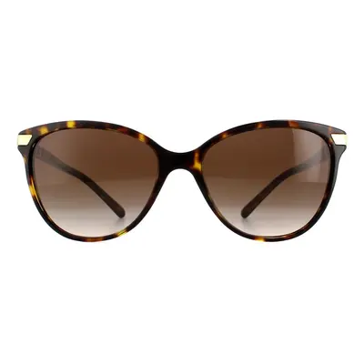 Burberry Sunglasses BE4216 Dark Havana With Gold Detailing Brown Gradient