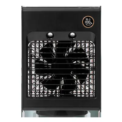 (Black) in Portable Air-Conditioning Spray Humidifier Desktop Fan Two Modes Three Gears Wind Spe