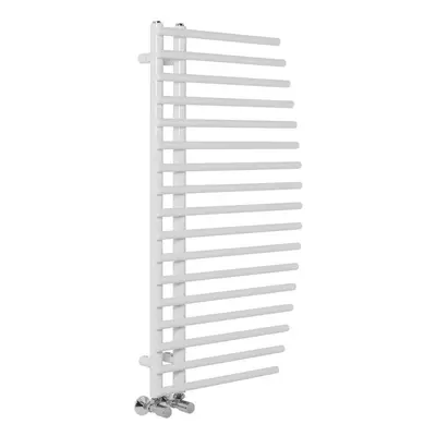 Sigla x 550mm White Designer Heated Towel Rail