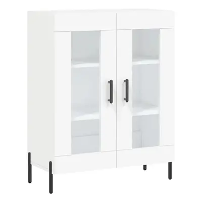 (white) vidaXL Sideboard Storage Side Cabinet Cupboard Grey Sonoma Engineered Wood