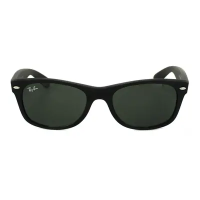 Ray-Ban Sunglasses New Wayfarer 622 Black Rubber Green Small 52mm