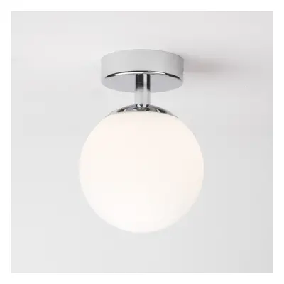 Denver Chrome Semi Flush Bathroom Ceiling Light - Astro Lighting