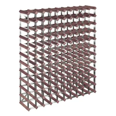 (120) vidaXL Solid Wood Pine Wine Rack for 12/20/42/72/120 Bottles Shelf Brown/Beige