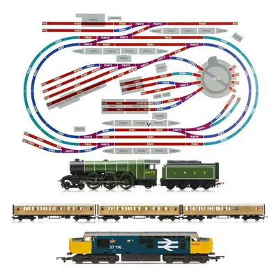 HORNBY Digital Train Set HL7 Layout LOCOS Turntable R070