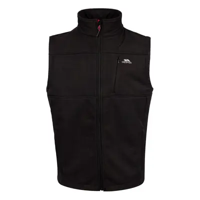 (XS, Black Marl) Trespass Mens Softshell Gilet Zipped Pockets Baro