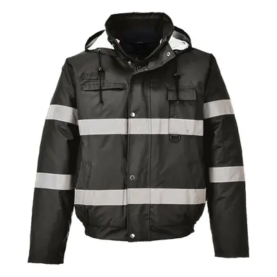 (Black, XXL) Portwest Iona Lite Bomber Jacket