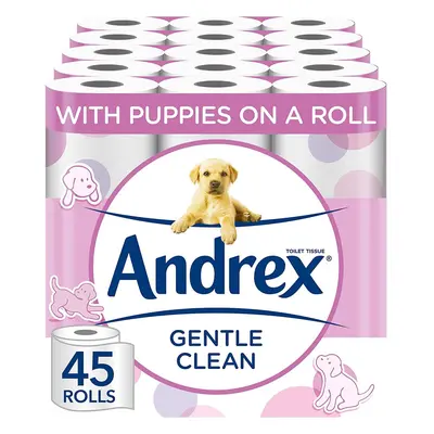 Andrex Gentle Clean Toilet Rolls Bulk Buy Toilet Rolls Tissue Paper Pack of