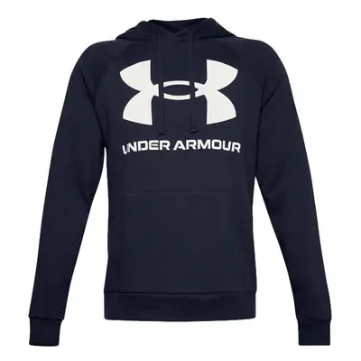 Under Armour Men's Rival Fleece Big Logo HD Navy Blue 410