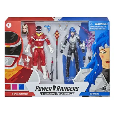 Power Rangers Lightning Collection 6" In Space Red Ranger & Astronema figure set