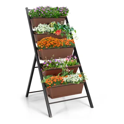 5-Tier Vertical Raised Garden Bed Freestanding Garden Elevated Planter