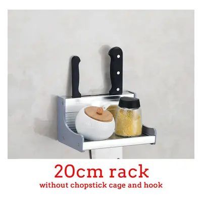 (20cm Rack) Kitchen Organization Storage Rack Wall Mount Coffee Cup Mug Cupboard Holder Shelf Ha