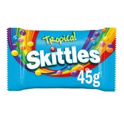 Skittles Tropical Sweets Bag 45g (Pack of 36)