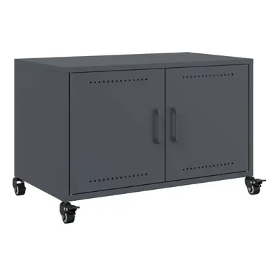 vidaXL TV Cabinet TV Stand TV Unit Media Cabinet Anthracite Cold-rolled Steel