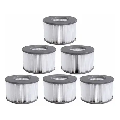 Set of replacement filter cartridges, for Whirlpool mspa jacuzzis, hot spas and other inflatable