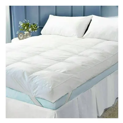 Double Microfiber Mattress Topper 4" Inch Deep 10cm