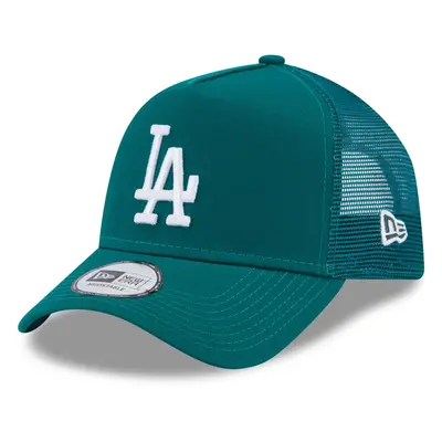 New Era LA Dodgers 9FORTY A-Frame Adjustable Snapback Trucker Cap Hat - Teal