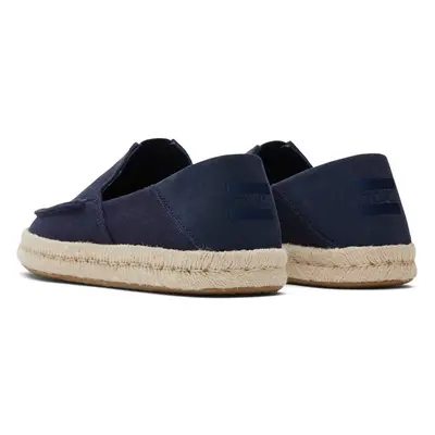 (Blue, (Adults')) TOMS Alonso Jute Men's Navy Espadrilles