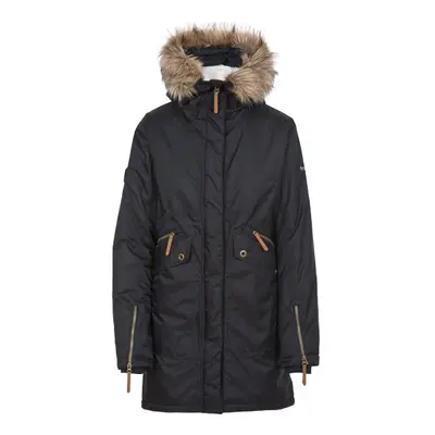 (10, Black) Trespass Womens Parka Jacket Waterproof Thundery