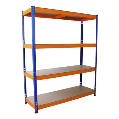 Heavy Duty Shelving S-RAX Racking 4Tier 150cm Wide Metal Garage Storage Units