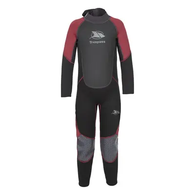 (5-6 Years, Merlot Marl) Trespass Childrens/Kids Amigo 3mm Wetsuit