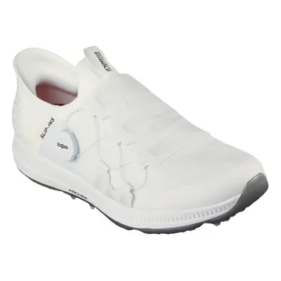 (UK 10, White) Skechers Mens Go Golf Elite Slip In Waterproof Arch Fit Golf Shoes