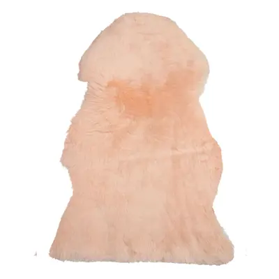 Sheepskin Rug Peach Pink ULURU