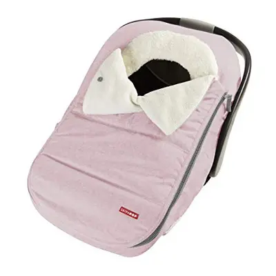 Winter Car Seat Cover: Ultra Plush Fleece, Pink Heather