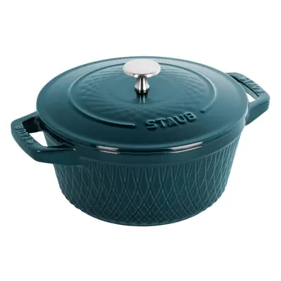 Staub Round Cast Iron Pot - ltr, Marine