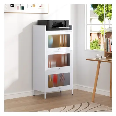 Vertical File Cabinet For Home Office Storage Cabinet with Shelves