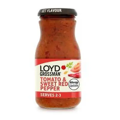 Loyd Grossman Tomato & Sweet Red Pepper 350g (Pack of 6)