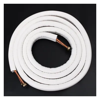 1/2/4m Insulated Copper Pipe 1/4'' 3/8'' Air Conditioner Pipes Fittings Pair Coil Tube