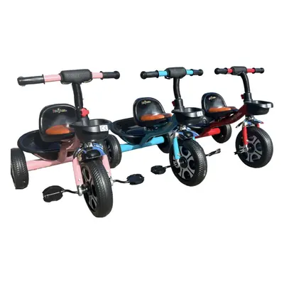 (Pink) Ride On Pedal Tricycle Children Smart Wheeler