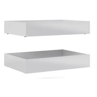 (White) Naia Set of Underbed Drawers (for Single or Double beds)