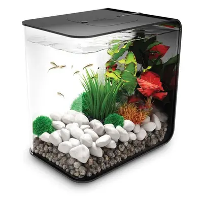 biOrb Flow 15L Aquarium, Black with MCR LED lighting and Heater Pack