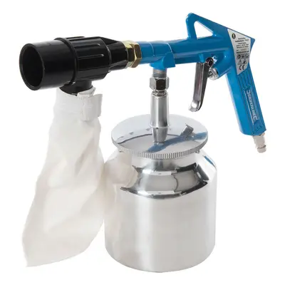 6 Piece Recirculating Sandblasting Kit Abrasive Spray Gun 4Bar Stone Chip Tool