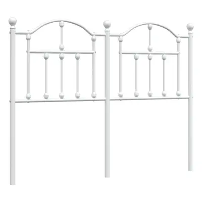 (white, cm) vidaXL Metal Headboard for Bedroom Bed Header Bed Headboard Tall Headboard