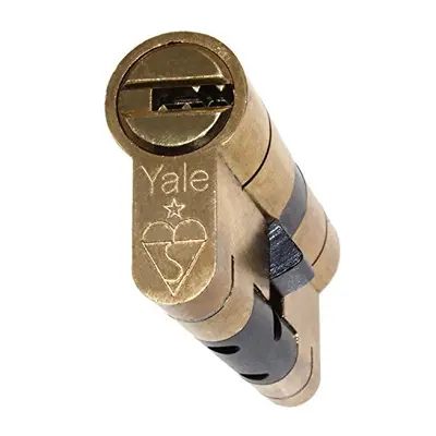 40/40 Brass YALE Superior Euro Cylinder with Keys Anti Snap / Bump / Pick / Drill / Pull High Se