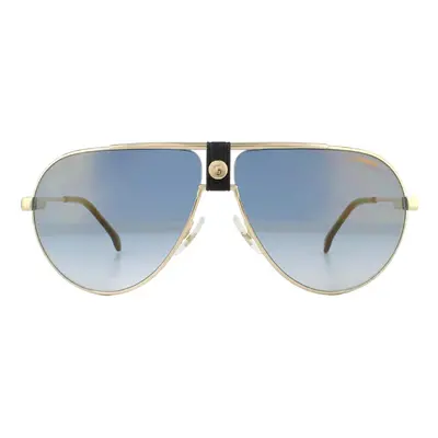 Carrera Sunglasses 1033/S 2M2 1V Black Gold Blue Gold Gradient Mirror