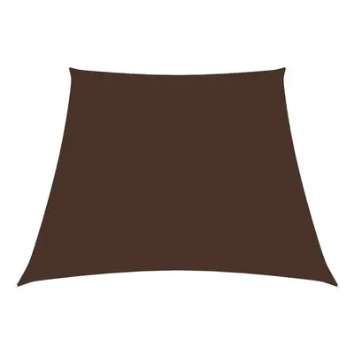 vidaXL Sunshade Sail Oxford Fabric Trapezium 3/4x3 m Brown Sunscreen Canopy